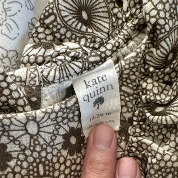 kate quinn Cream and Brown Floral Bodysuits - Picture 3 of 4